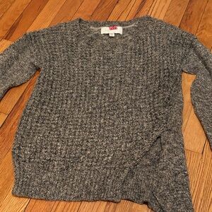 Brochu Walker Charcoal/brown Knit Sweater